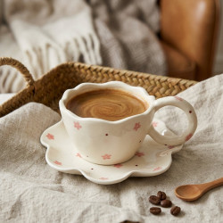 Porcelain Mug & Saucer
